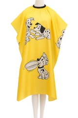Kids Hairdressing Cape In Yellow Color