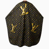 Black & Gold Barber Hairdressing Cape