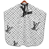 LV White & Black Barber Hairdressing Cape
