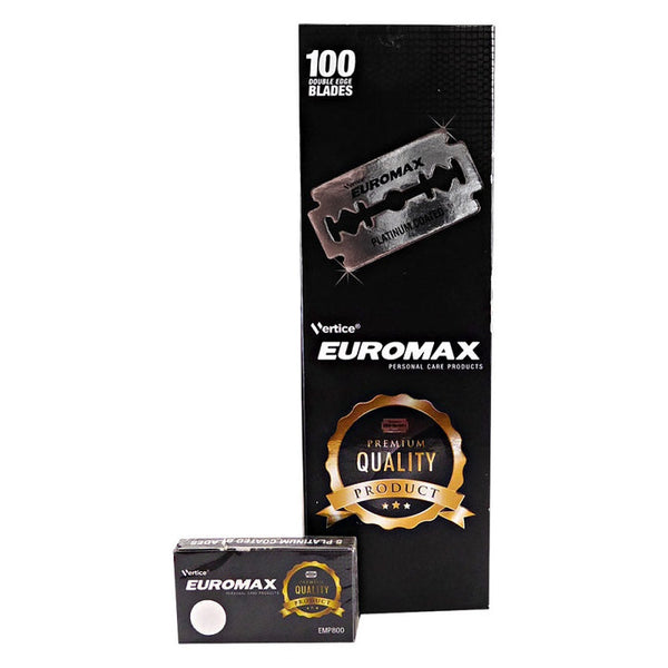 Euromax Platinum Coated Double Edge Razor Blades (100pcs)