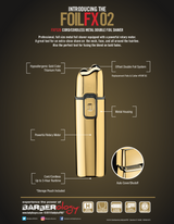 BabylissPro Gold Double Foil FX02 Shaver
