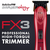 Babylisspro Barberology FX3 Trimmer Red