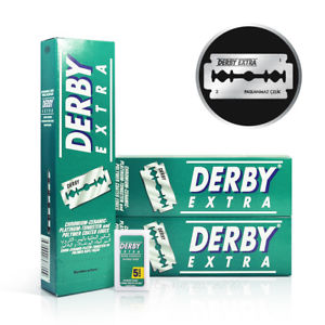 Derby Extra Double Edge Razor Blades Green Box (50 x 100 Blades)