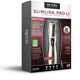 Andis Professional Slimline Pro Li T-Blade Trimmer (Silver)