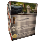 The Shave Factory Barbers Shaving Set (Mug+Brush+Soap)