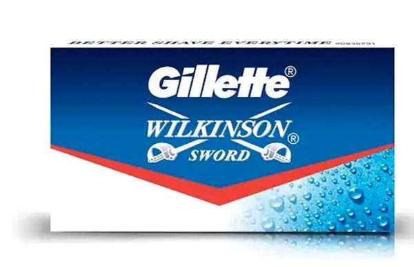 Gillette Wilkinson Sword Stainless Steel Double Edge Safety Razor Blades - 25 Pk