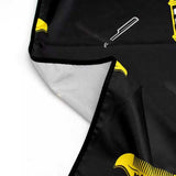 Black & Yellow Hairdressing Barber Cape