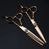 Rose Gold 6.0'' Hairdressing Scissors Set
