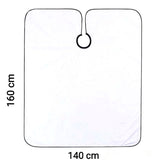 Plain white Professional Barber Hairdressing Cape