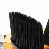 Black Barber Neck Brush Nylon Synthetic hair