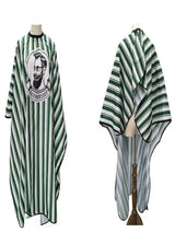 Green & White Barber Hairdressing Cape
