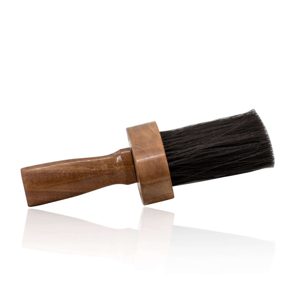 Barber Neck Brush With Wooden Handle