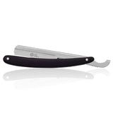 Single Blade Black Plastic Handle Straight Razor