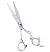 Dragon Blue Crystal Professional Hairdressing Scissors
