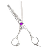 Dragon Purple Crystal Line Thinning Scissors
