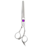 Dragon Purple Crystal Line Thinning Scissors