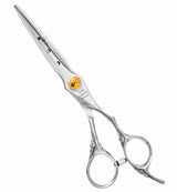 Professional Dragon Yellow Crystal Line Barber Scissors
