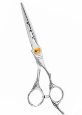 Professional Dragon Yellow Crystal Line Barber Scissors