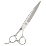 A professional 440c yellow crystal hairdressing scissors with the logo 'K5 INTERNATIONAL' embossed on it.
