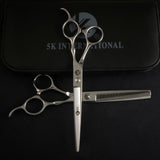 Hairdressing Scissors Set 6.5" Classic Silver Chrome