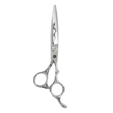 Silver Snake Scissors For Hairdressing