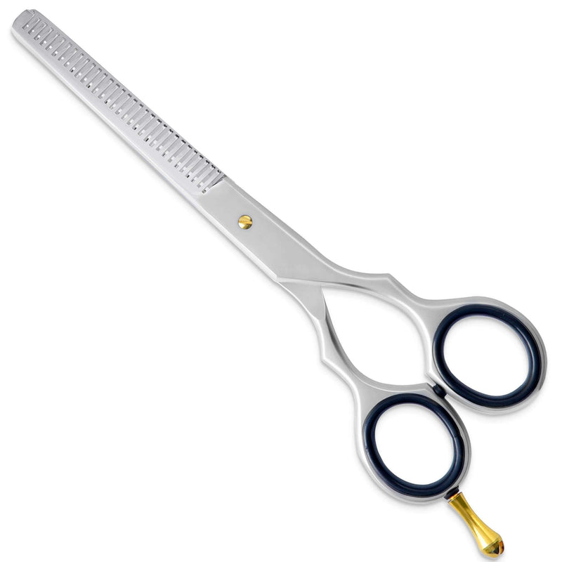 Matte Silver Line Hair Thinning Scissors