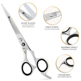 K-7 Ocean White Line Hairdressing Scissors