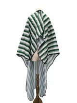 Green & White Barber Hairdressing Cape