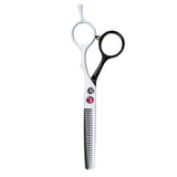 Satin Black & White Thinning Scissors