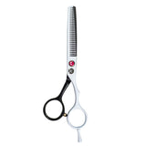 Satin Black & White Thinning Scissors