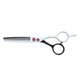 Satin Black & White Thinning Scissors