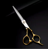 Elegant Gold 6.5" 440c Hairdressing Scissors Set