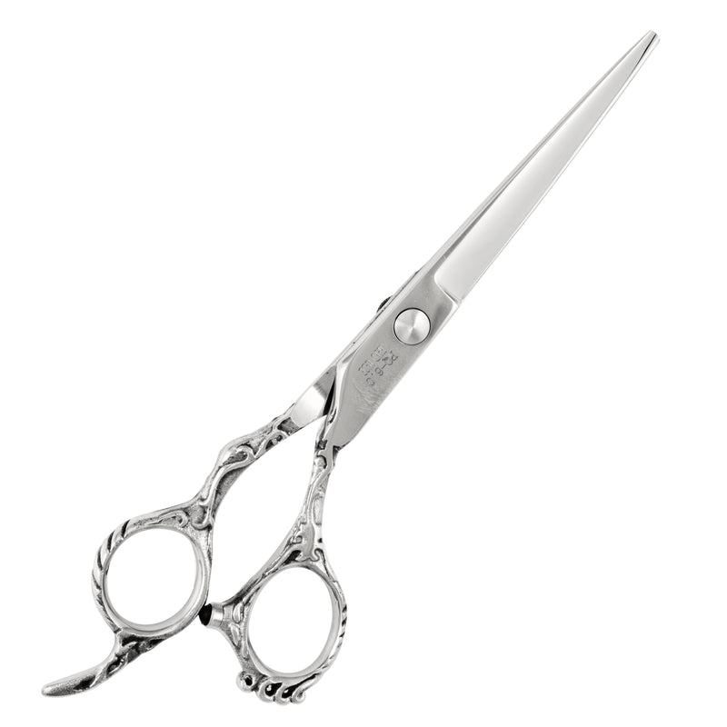 White Crystal Line 6.0 Hairdressing Scissors