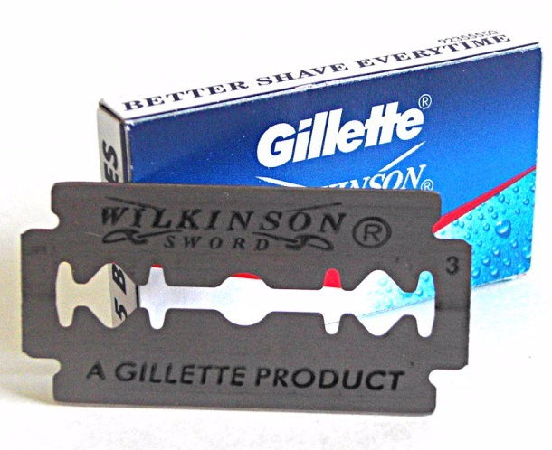 Gillette Wilkinson Sword Stainless Steel Double Edge Razor Blades