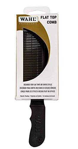 Wahl Professional New Flat Top Comb Black #3329 - Great for Professional Stylists and Barbers
