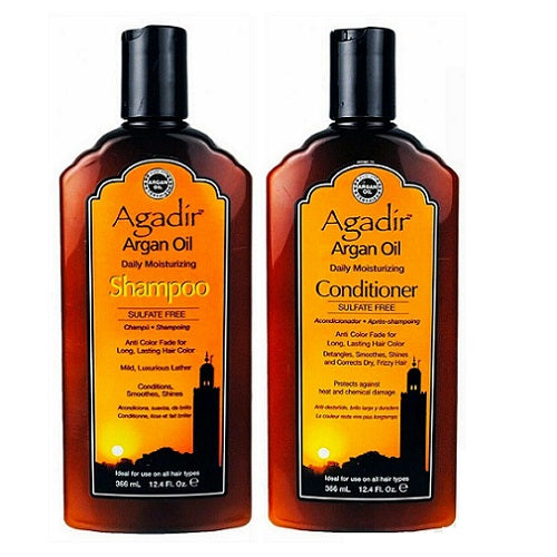 Agadir Argan Oil Daily Moisturizing Shampoo and Conditioner 366ml
