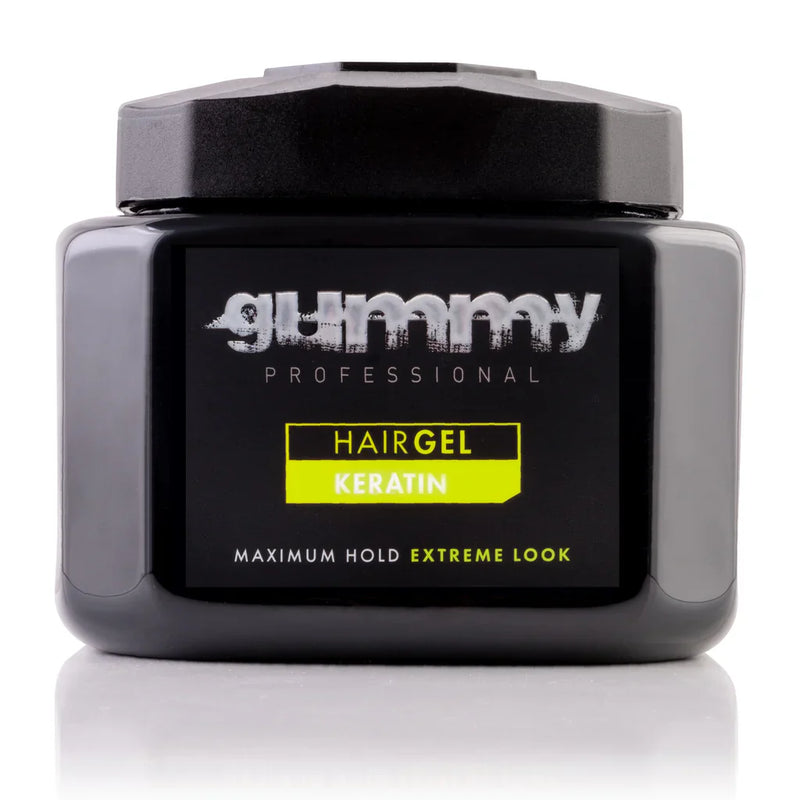 Gummy Hair Gel with Keratin - 700ml for Long-Lasting Hold