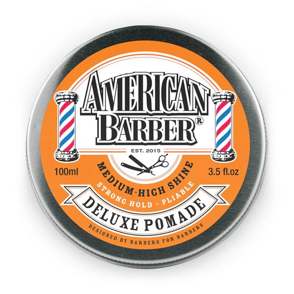 American Barber Hair Styling Wax – Orange Pomade 100ml | Strong Hold