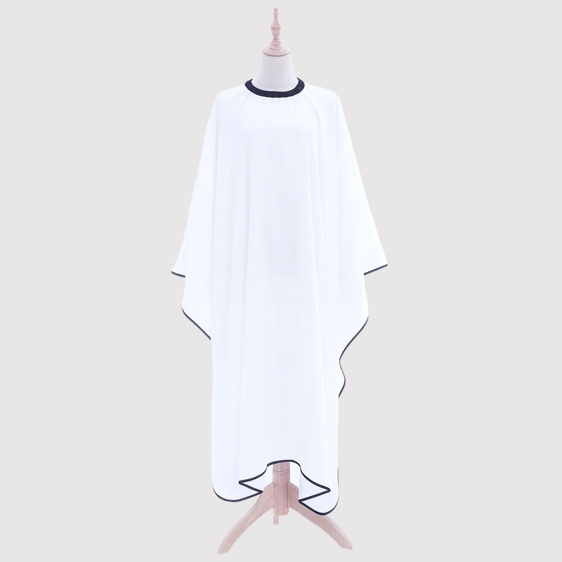 Plain White Barber Hairdressing Cape