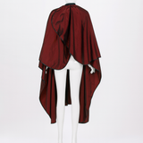 Professional Barber Hairdressing Cape In Maroon Color