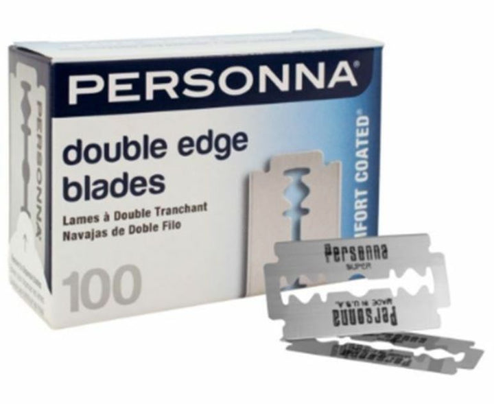 PERSONNA - Double Edge Razor Blades - 100 Blades