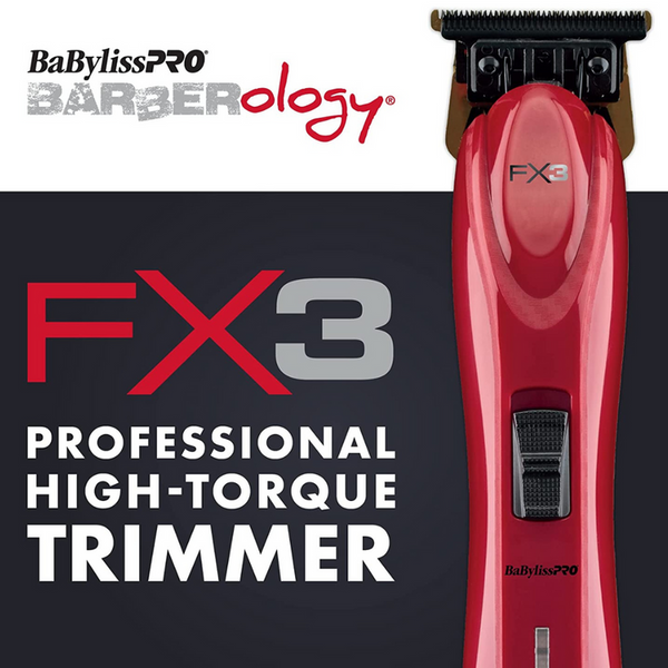 BaBylissPRO Barberology FX3 Trimmer Red