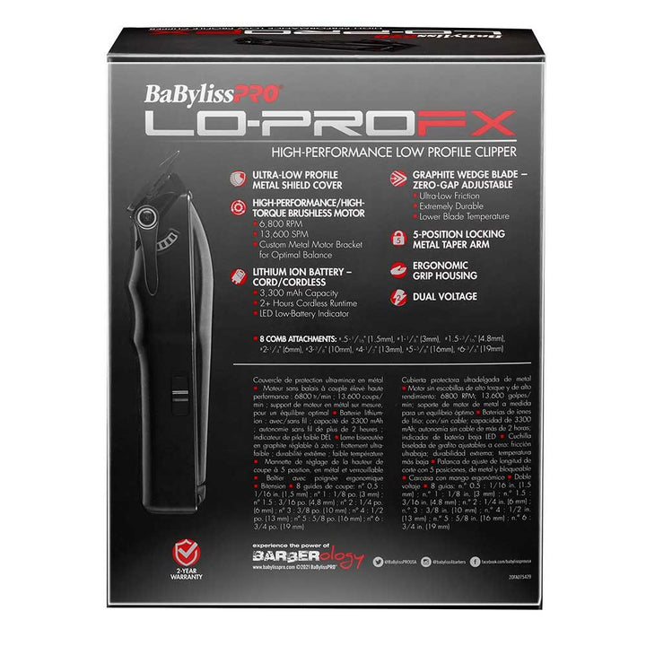 BaBylissPRO LoPROFX High Performance Low Profile Clipper