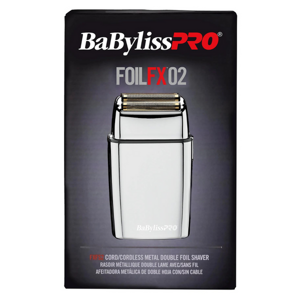 BaBylissPRO Silver Double Foil Shaver FX02