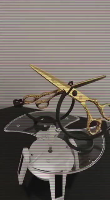 Gold Hairdressing Scissors Set - Slim Line