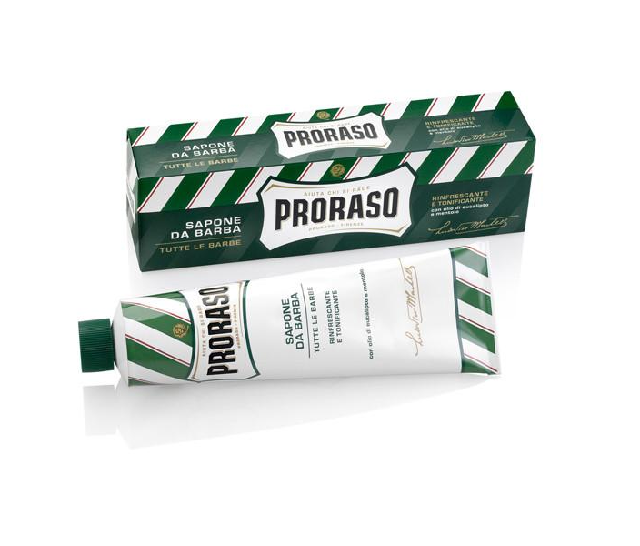 Proraso Shaving Cream 150 ml Tube - Menthol and Eucalyptus