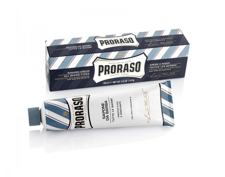 Proraso Protective Shaving Cream 150 ml Tube - Aloe Vera & Vitamin E