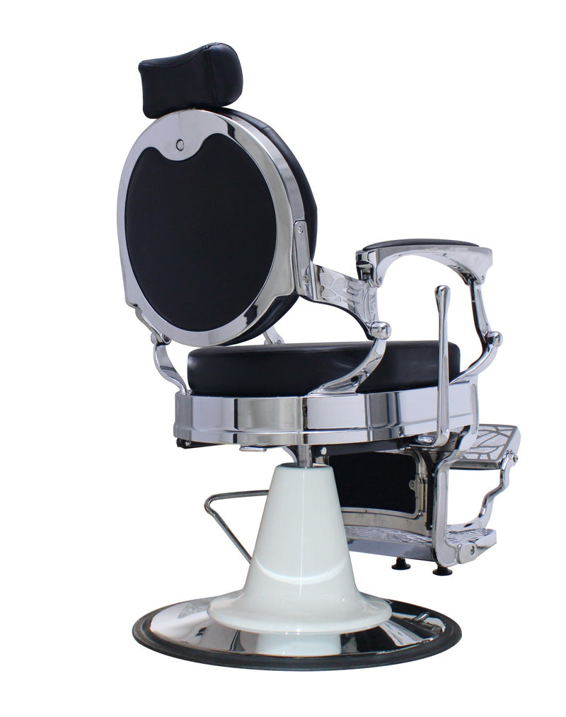 Costanzo Barber Chair Silver