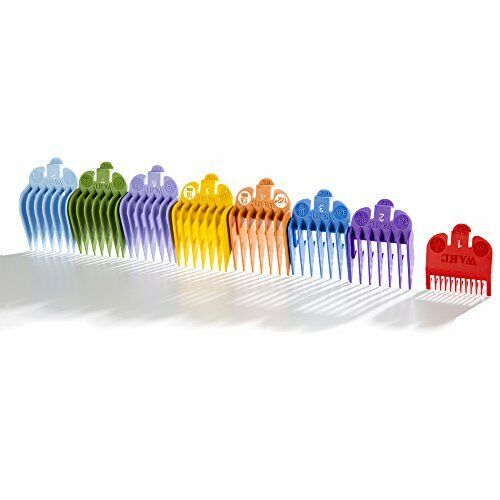 WAHL PROFESSIONAL - 8 Pack Colour Coded Cutting Guides with Organizer