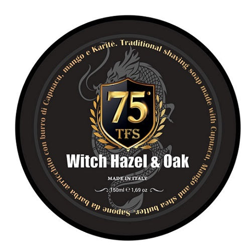 TFS 75th Anniversary Shaving Soap 150ml. Witch Hazel and Oak 150gr